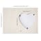 24 Pack: 8.5" x 6.5" Wood Frame with Heart Opening by Make Market®